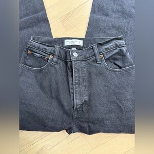 Abercrombie & Fitch Black Straight Jeans Classic Style